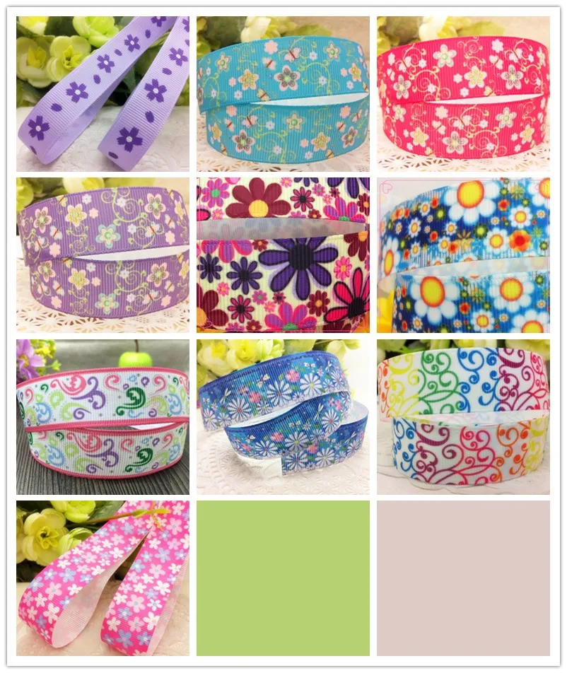 Vintage flowers printed ribbon Polyester Grosgrain ribbon tape gift package DIY Bakery holiday gift hairbow accessories 10 yards
Vintage flowers printed ribbon Polyester Grosgrain ribbon tape gift package DIY Bakery holiday gift hairbow accessories 10 yards
