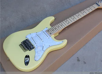Hot Sale Factory cream yellow maple fingerboard basswood body scalloped frets tremolo electric Guitar with big headstock
Hot Sale Factory cream yellow maple fingerboard basswood body scalloped frets tremolo electric Guitar with big headstock