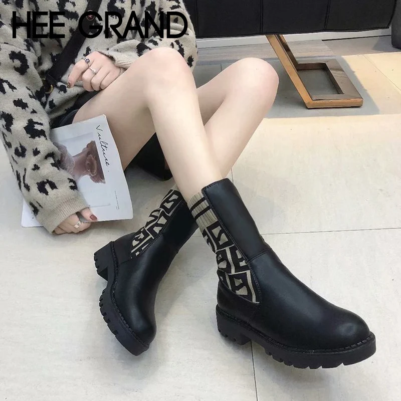 HEE GRAND 2018 New Women Fashion Boots Winter Shoes Slip on Waterproof Vamp Platform Ankle Boots Mujer Shoes XWX7199
HEE GRAND 2018 New Women Fashion Boots Winter Shoes Slip on Waterproof Vamp Platform Ankle Boots Mujer Shoes XWX7199
