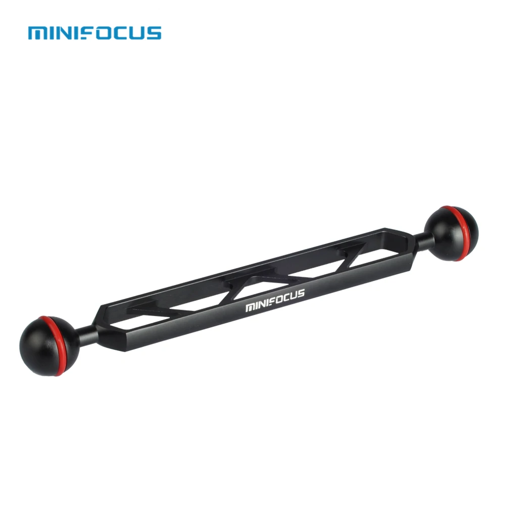Aluminum 8"/20.5cm Double 1" Ball Arm Extension for Diving Connecting Strobe/Video Light Torch Flashlight to Underwater
Aluminum 8"/20.5cm Double 1" Ball Arm Extension for Diving Connecting Strobe/Video Light Torch Flashlight to Underwater