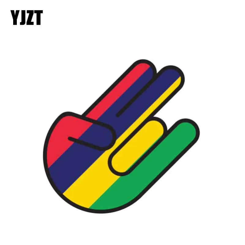 YJZT 8.8CM*13.3CM Car Styling Mauritius Shocker Flag Decal Motorcycle Helmet Car Sticker 6-1056
YJZT 8.8CM*13.3CM Car Styling Mauritius Shocker Flag Decal Motorcycle Helmet Car Sticker 6-1056