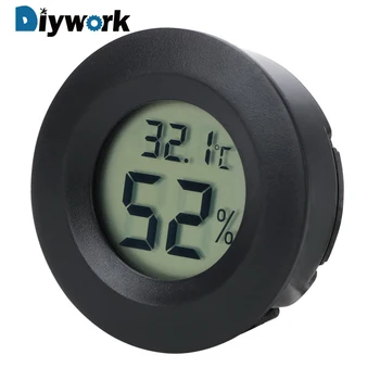 DIYWORK LCD Digital Reptile Thermometer And Hygrometer Embedded Lizard Terrarium Tortoise Box Thermometer
DIYWORK LCD Digital Reptile Thermometer And Hygrometer Embedded Lizard Terrarium Tortoise Box Thermometer