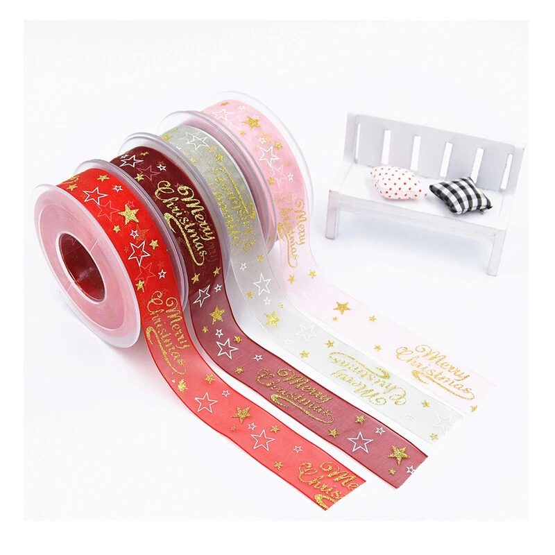 CCINEE 2.5cm 5meter Snowflake Christmas Ribbon For DIY Handmade Christmas Decoration Transparent Ribbon
CCINEE 2.5cm 5meter Snowflake Christmas Ribbon For DIY Handmade Christmas Decoration Transparent Ribbon