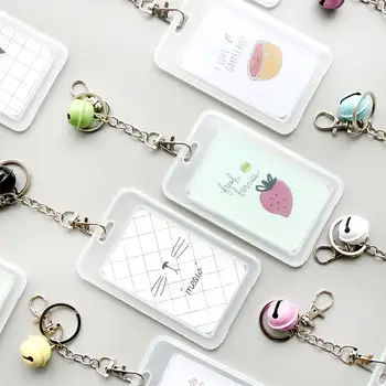 Plastic Card Holder Keyring Sleeve Set Bank Card ID Card Bus Card holder Case Bag with Bell Chain r20
Plastic Card Holder Keyring Sleeve Set Bank Card ID Card Bus Card holder Case Bag with Bell Chain r20