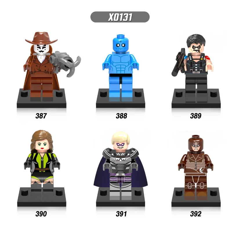 Building Blocks Super Heroes Watchmen Night Owlman Walter Kovacs Dr. Manhattan Comedian Silk Spectre Ozymandias Kids Toys
Building Blocks Super Heroes Watchmen Night Owlman Walter Kovacs Dr. Manhattan Comedian Silk Spectre Ozymandias Kids Toys