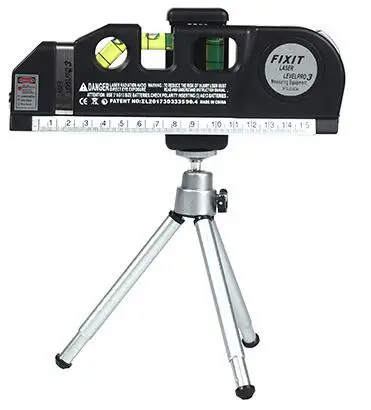 Laser Level Vertical Measure Line Tape Adjusted Multifunction Standard Ruler Horizontal Lasers Cross Lines Instrument + Tripod
Laser Level Vertical Measure Line Tape Adjusted Multifunction Standard Ruler Horizontal Lasers Cross Lines Instrument + Tripod
