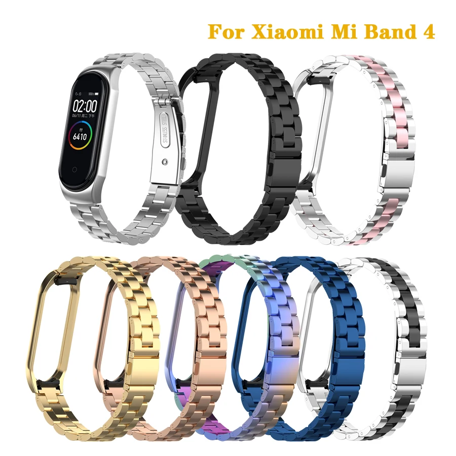 Metal Strap for Mi Band 4 Stainless Steel Wristband Bracelet for Xiaomi Mi Band 4 Watch Band Pulseira for Miband 4 Accessories
Metal Strap for Mi Band 4 Stainless Steel Wristband Bracelet for Xiaomi Mi Band 4 Watch Band Pulseira for Miband 4 Accessories