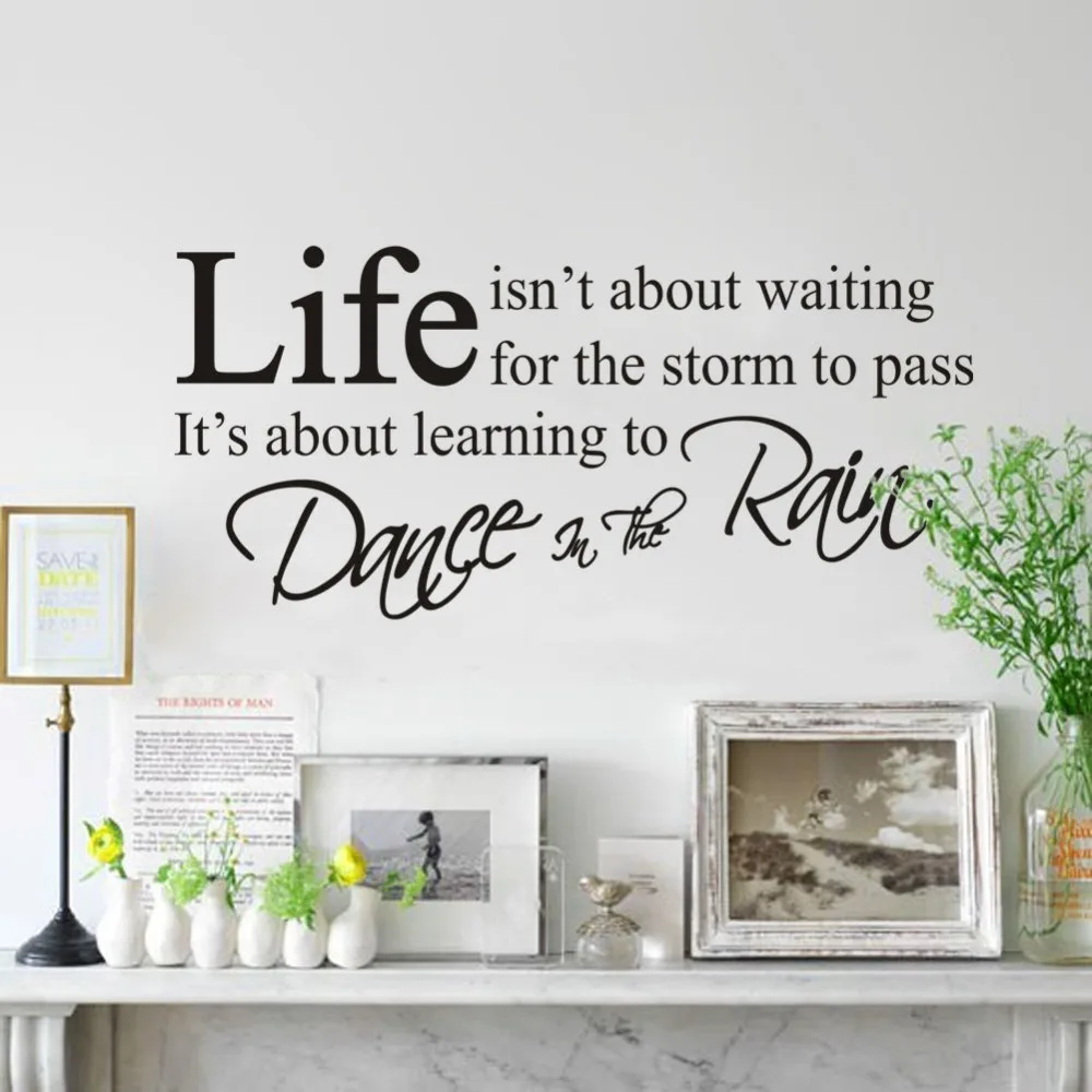 Free Shipping Fashion Quotes Decals Removabler Life isn\t about waiting Vinyl Home Decorations Wall Stickers BE-6
Free Shipping Fashion Quotes Decals Removabler Life isn\t about waiting Vinyl Home Decorations Wall Stickers BE-6