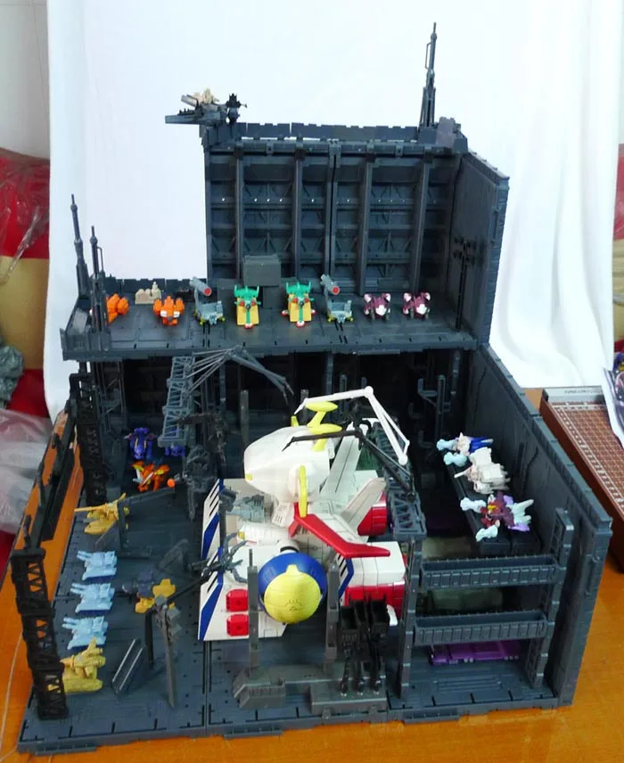 CG-C Gundam Hangar Domain base Scenario building action figure model , 4A2B3C3D3E combination
CG-C Gundam Hangar Domain base Scenario building action figure model , 4A2B3C3D3E combination