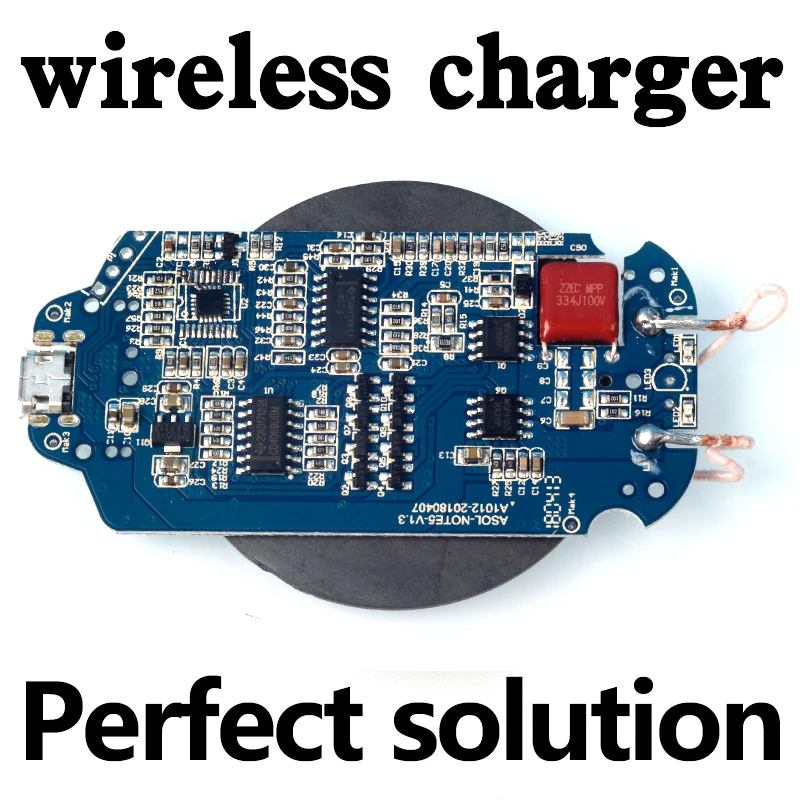 VEEAII Hot sale Qi Wireless Charger PCBA Circuit Board Coil Wireless Charging Micro USB Port DIY for Samsung S8 S3 i9300
VEEAII Hot sale Qi Wireless Charger PCBA Circuit Board Coil Wireless Charging Micro USB Port DIY for Samsung S8 S3 i9300