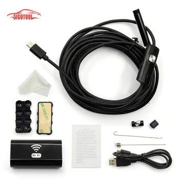 Mini 1M/2M/5M 8mm Endoscope Wifi Wireless for iOS Android Borescope HD 720P 2.0MP 6LED Tube IP67 Waterproof Inspection Camera
Mini 1M/2M/5M 8mm Endoscope Wifi Wireless for iOS Android Borescope HD 720P 2.0MP 6LED Tube IP67 Waterproof Inspection Camera