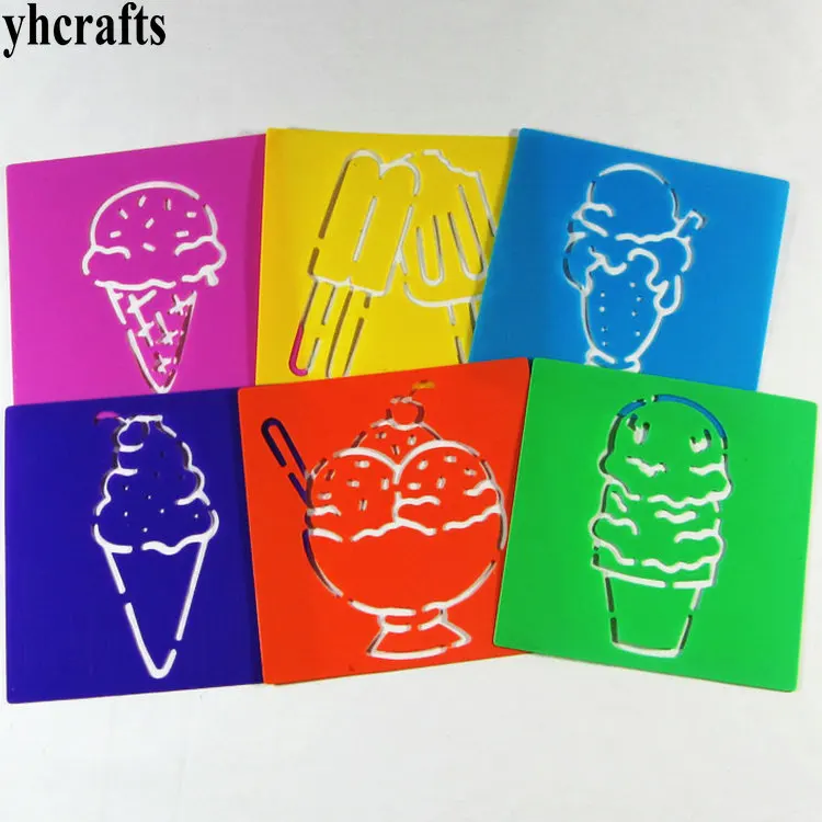 10PCS/LOT, Icecream stencil, Cake stencil,Art stencil, Summer toy,Birthday gift.Christmas gift.Kids toy. 12.8x12.8x0.06cm
10PCS/LOT, Icecream stencil, Cake stencil,Art stencil, Summer toy,Birthday gift.Christmas gift.Kids toy. 12.8x12.8x0.06cm