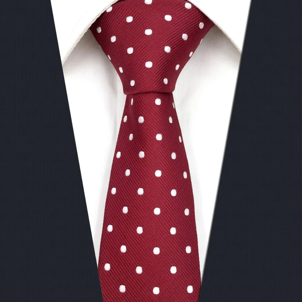 S15 Dots Red White Matching Mens Skinny Neckties 100% Pure Silk Wedding Silk Ties For Men Brands
S15 Dots Red White Matching Mens Skinny Neckties 100% Pure Silk Wedding Silk Ties For Men Brands