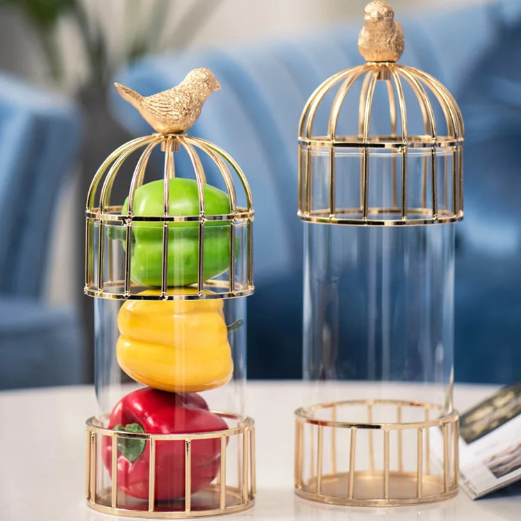 New Golden Birdcage Ornaments Model Metal Vase Decoration American Country Model House Decoration
New Golden Birdcage Ornaments Model Metal Vase Decoration American Country Model House Decoration