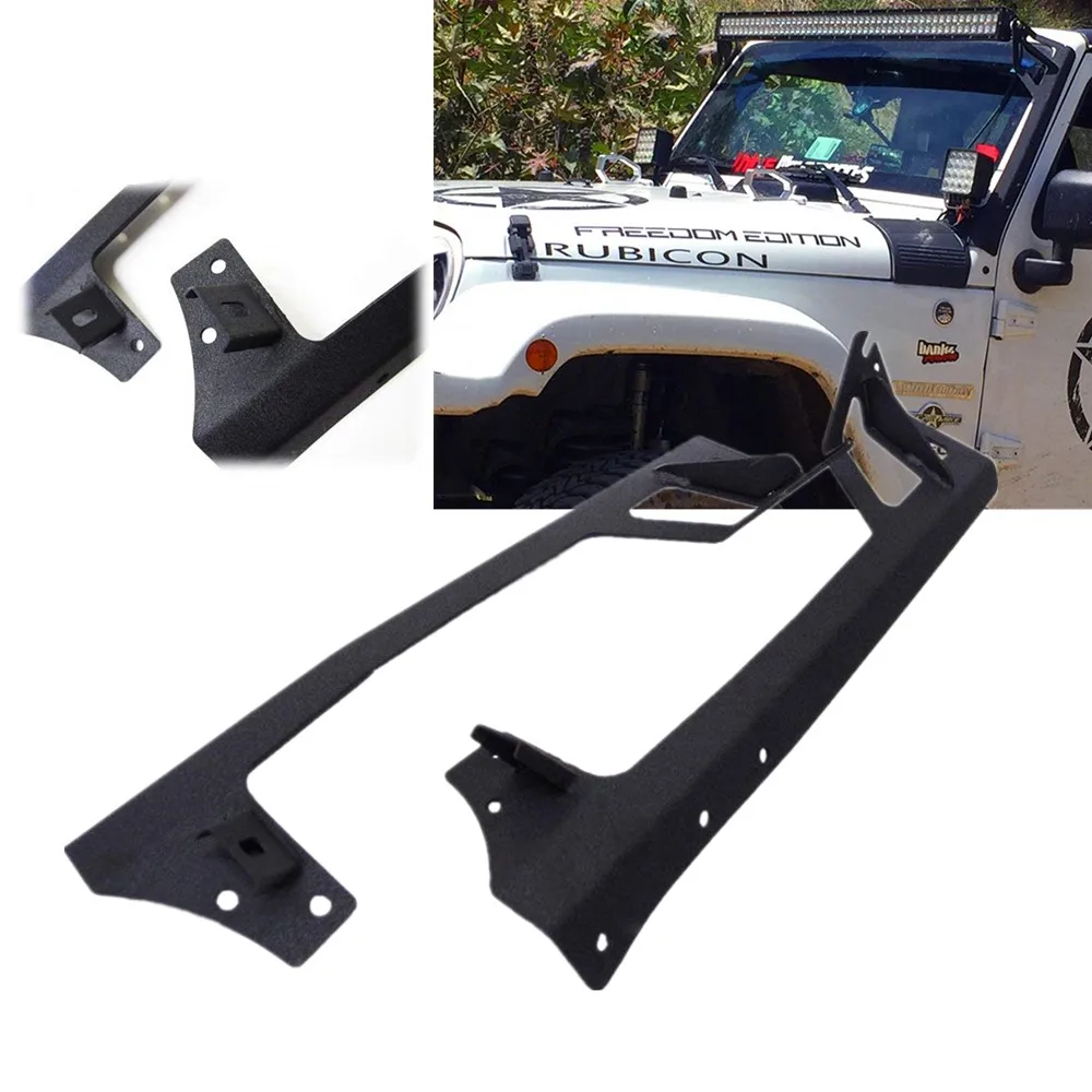 50" LED Work Light bar Steel Metal Upper Windshield Mounting Brackets W/Lower Corner Brackets For 2007-2018 Jeep Wrangler JK
50" LED Work Light bar Steel Metal Upper Windshield Mounting Brackets W/Lower Corner Brackets For 2007-2018 Jeep Wrangler JK