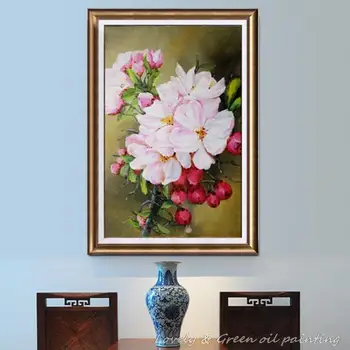 Hand Painted Blooming Wintersweet Pink Flower Oil Painting On Canvas Modern Home Decoration Living Room Wall Art Oil Painting
Hand Painted Blooming Wintersweet Pink Flower Oil Painting On Canvas Modern Home Decoration Living Room Wall Art Oil Painting
