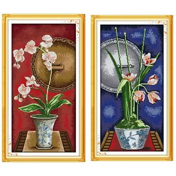 Orchid Patterns Counted Cross Stitch 11CT 14CT Cross Stitch Set Wholesale flower Cross-stitch Kit Embroidery Needlework
Orchid Patterns Counted Cross Stitch 11CT 14CT Cross Stitch Set Wholesale flower Cross-stitch Kit Embroidery Needlework
