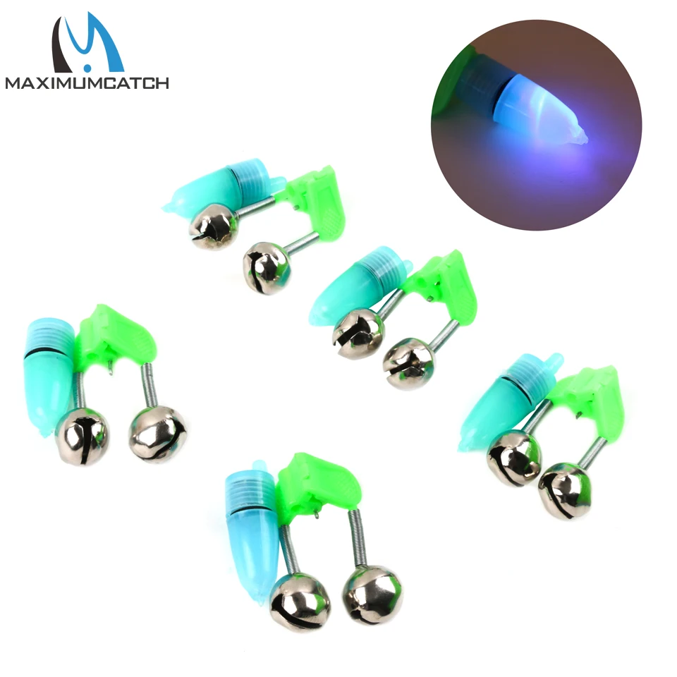 Maximumcatch 10 Pcs/Lot LED Night Noctilucent Fishing Bell Alarm Float Twin Bell Ring Fishing Tool
Maximumcatch 10 Pcs/Lot LED Night Noctilucent Fishing Bell Alarm Float Twin Bell Ring Fishing Tool