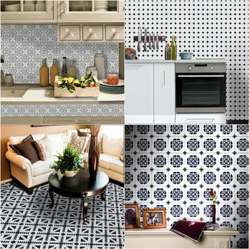 High-end Black White 3D Self-adhesive Wall Sticker Geometric Simulated European Floor Tile Sticker Home Decoration DIY Mural
High-end Black White 3D Self-adhesive Wall Sticker Geometric Simulated European Floor Tile Sticker Home Decoration DIY Mural