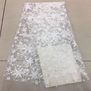 VILLIEA Latest 2018 Nigerian French Mech Lace Fabric Embroidered High Quality African Lace Fabric White Nigerian Lace Fabric
VILLIEA Latest 2018 Nigerian French Mech Lace Fabric Embroidered High Quality African Lace Fabric White Nigerian Lace Fabric