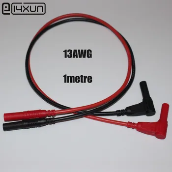 High Quality 13AWG Flexible Silicone Cable 2.5Sq 1 metre Test Leads / Line with 4mm Straight & Right Angel Banana Plug (1pair)
High Quality 13AWG Flexible Silicone Cable 2.5Sq 1 metre Test Leads / Line with 4mm Straight & Right Angel Banana Plug (1pair)