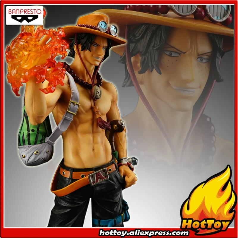 100% оригинальная Коллекционная Фигурка Banpresto большого размера-Portgas D. Ace из ONE PIECE |
