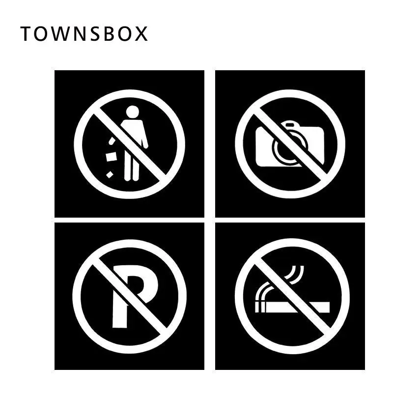 Acrylic No Smoking Signage Plate No Parking Sign Wall Sticker No Photo Sign Wall Sticky 3D Floating Wall Mounted Acrylic Black
Acrylic No Smoking Signage Plate No Parking Sign Wall Sticker No Photo Sign Wall Sticky 3D Floating Wall Mounted Acrylic Black
