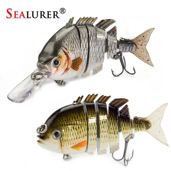 Sealurer Multi Jointed Hard Bait 8cm 13.4g Lifelike Wobblers 6 Segments Swimbait 1pcs/lot Crankbait Fishing Lure
Sealurer Multi Jointed Hard Bait 8cm 13.4g Lifelike Wobblers 6 Segments Swimbait 1pcs/lot Crankbait Fishing Lure