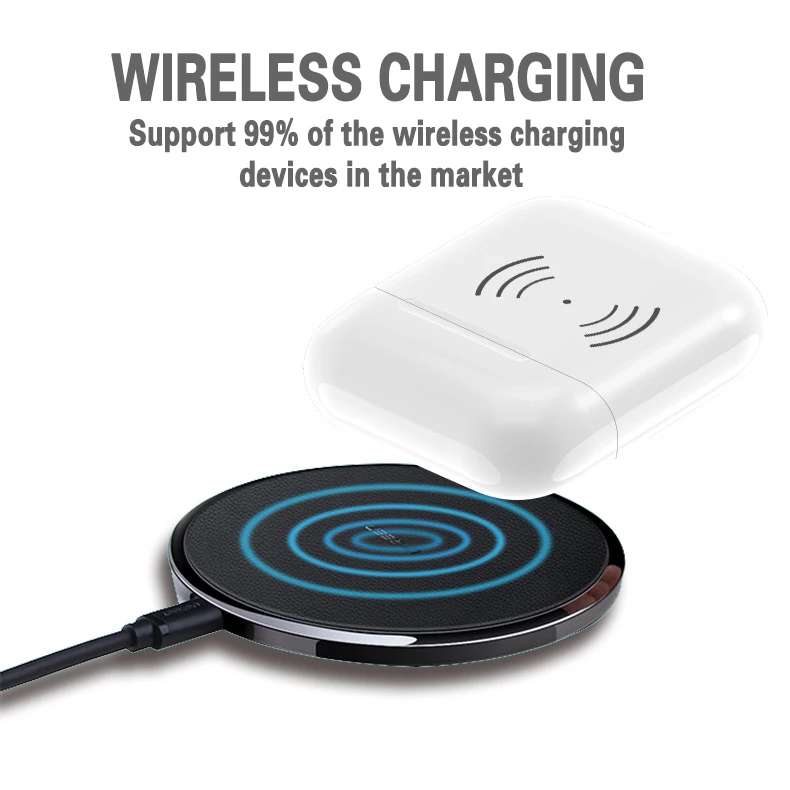 Wireless Charging Receiver Case for Apple Airpods QI Standard Airpod Compatible with Any Wirless Charger Simple Earphone Earbud
Wireless Charging Receiver Case for Apple Airpods QI Standard Airpod Compatible with Any Wirless Charger Simple Earphone Earbud