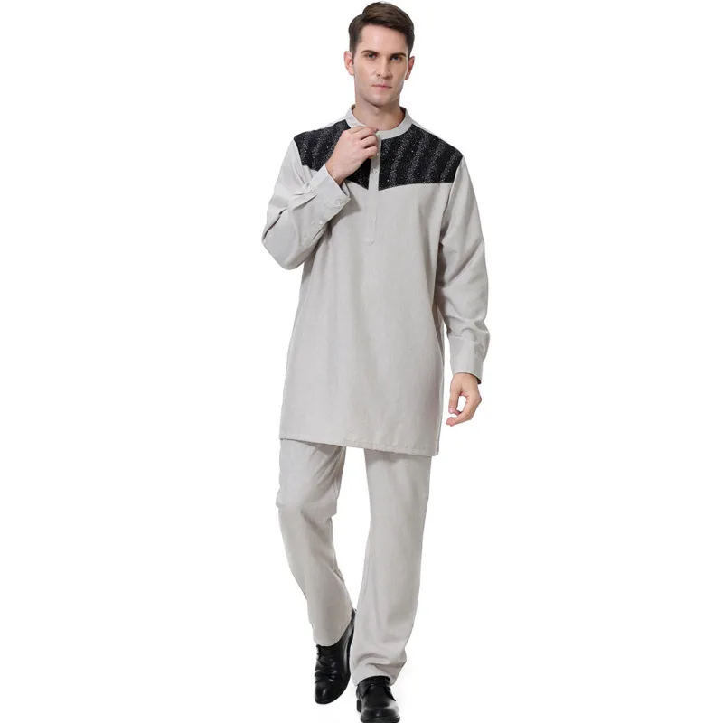 Muslim Man Dress Arab Islamic Prayer Clothes Muslim Man Long Sleeve White Robe Dress Men's Suit Pakistan Ropa Turca Blouse+pants
Muslim Man Dress Arab Islamic Prayer Clothes Muslim Man Long Sleeve White Robe Dress Men's Suit Pakistan Ropa Turca Blouse+pants