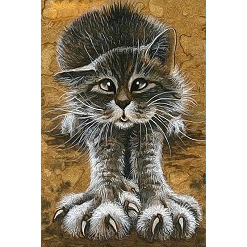 Home Decor DIY 5D Diamond Embroidery "Long-legged cat" Cross Stitch Set Abstract Oil Painting Resin Hobby Craft
Home Decor DIY 5D Diamond Embroidery "Long-legged cat" Cross Stitch Set Abstract Oil Painting Resin Hobby Craft