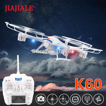 JIAJIALE Kai Deng K60 RC Drones 2MP HD Camera UFO 2.4G 5CH 6-Axis Quadcopter LCD Display Helicopters VS Syma X5C-1 X8C X400
JIAJIALE Kai Deng K60 RC Drones 2MP HD Camera UFO 2.4G 5CH 6-Axis Quadcopter LCD Display Helicopters VS Syma X5C-1 X8C X400