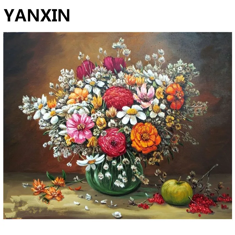 YANXIN DIY Frame Painting By Numbers Oil Paint Wall Art Pictures Decor For Home Decoration
YANXIN DIY Frame Painting By Numbers Oil Paint Wall Art Pictures Decor For Home Decoration