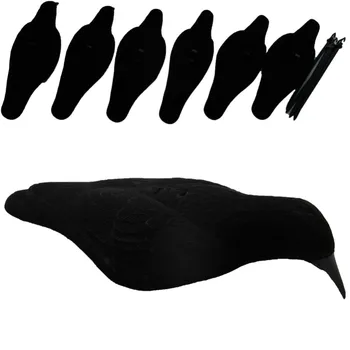 GUGULUZA 6 pcs Hunting Decoy Flocked Flock Coated Shell Crow Bird Decoy for Hunting/Shooting
GUGULUZA 6 pcs Hunting Decoy Flocked Flock Coated Shell Crow Bird Decoy for Hunting/Shooting