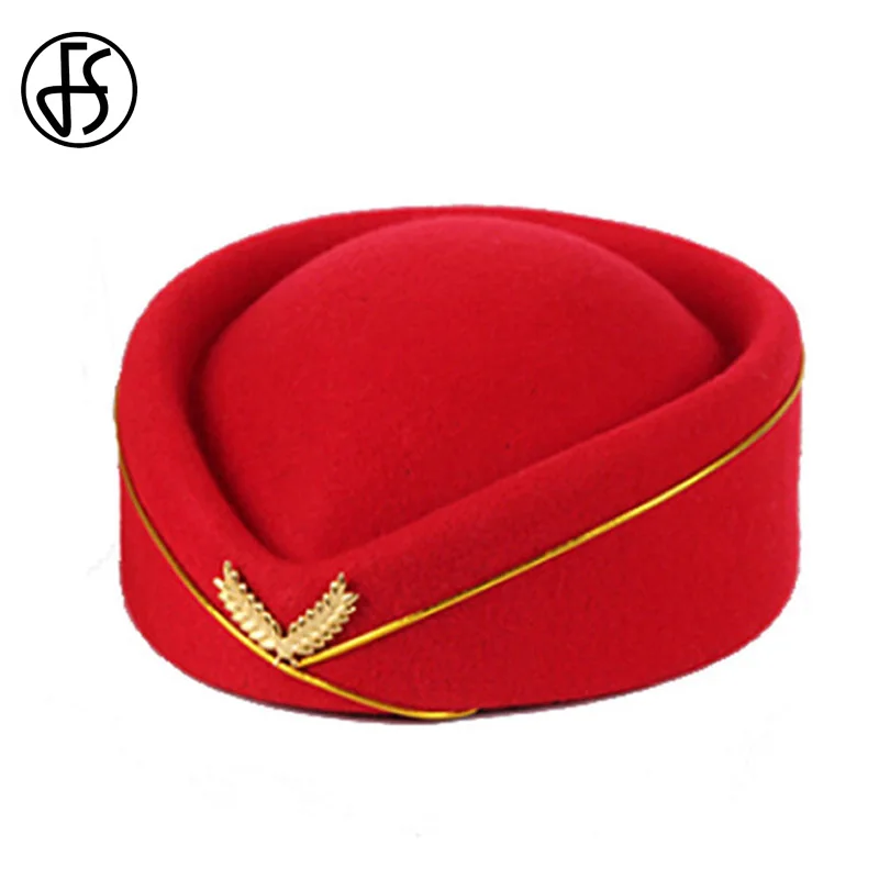FS Professionals Ladies Elegant Wool Red Blue Black Top Felt Fedora Hats Airline Stewardess Hat Costume Etiquette Cap For Women
FS Professionals Ladies Elegant Wool Red Blue Black Top Felt Fedora Hats Airline Stewardess Hat Costume Etiquette Cap For Women
