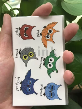 Waterproof Temporary Tatoo sticker color cute owls whale animal cartoon tattoo Water Transfer fake tattoo for gril kids woman
Waterproof Temporary Tatoo sticker color cute owls whale animal cartoon tattoo Water Transfer fake tattoo for gril kids woman