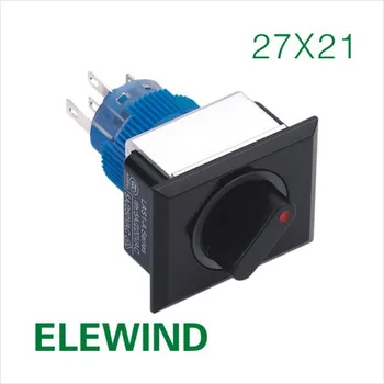 ELEWIND 22mm Rectangular Ring illuminated selector switch (PB223PJ-11X/21/R/12V/IP65)
ELEWIND 22mm Rectangular Ring illuminated selector switch (PB223PJ-11X/21/R/12V/IP65)