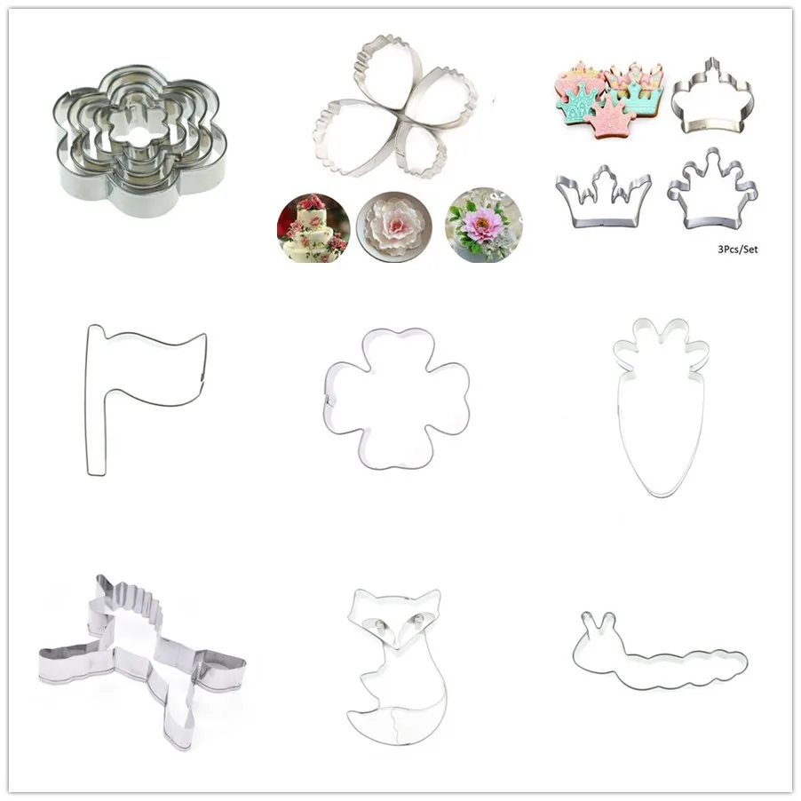 12Styles Cake Fondant Cutter Mold Tools Flower Animal Shape Stainless Steel Cake Decorative Cutting Mold Cake Baking Mold Tools
12Styles Cake Fondant Cutter Mold Tools Flower Animal Shape Stainless Steel Cake Decorative Cutting Mold Cake Baking Mold Tools