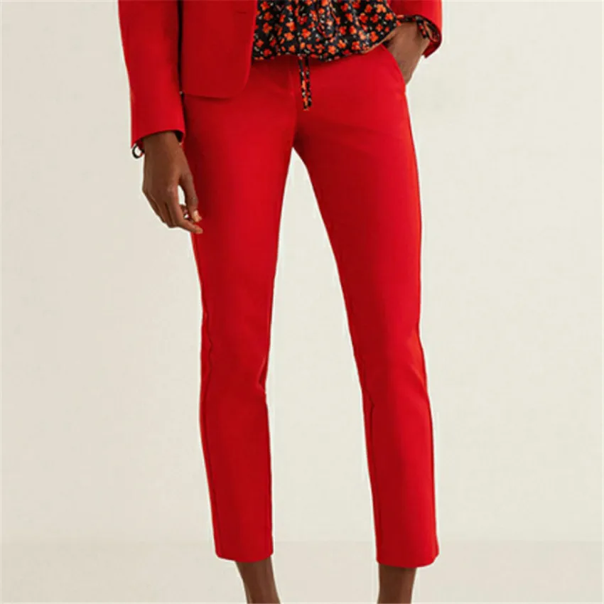 Women elegant basic pants zipper fly design pockets office lady chic trousers female 2019 autumn casual stylish red pantalones
Women elegant basic pants zipper fly design pockets office lady chic trousers female 2019 autumn casual stylish red pantalones