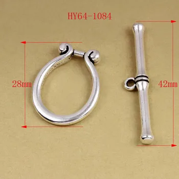 10set 64-1084 Zinc Alloy finding Antique silver Plated Clasps Toggle Clasp Dangle Pendant Fit Jewelry Making
10set 64-1084 Zinc Alloy finding Antique silver Plated Clasps Toggle Clasp Dangle Pendant Fit Jewelry Making