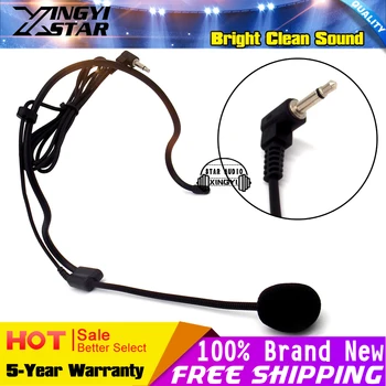 3.5 mm Connector Wired Condenser Headset Microphone Headworn Earhook Mic Mikrofon Microfone Microfono For USB Amplifier Speaker
3.5 mm Connector Wired Condenser Headset Microphone Headworn Earhook Mic Mikrofon Microfone Microfono For USB Amplifier Speaker