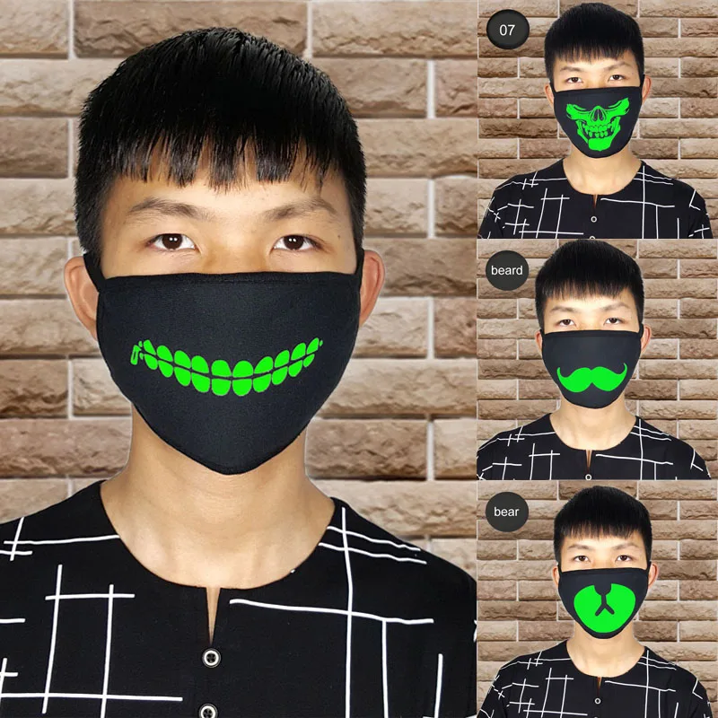 Cotton Dustproof Mouth Face Women Men Luminous Masks Cosplay Masks Halloween Accessories Party Supplies
Cotton Dustproof Mouth Face Women Men Luminous Masks Cosplay Masks Halloween Accessories Party Supplies