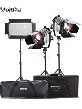 Spotlight kit Photo Studio kits LED150W+1100S Film Camera lamp video 15-20 flat interview Micro movie Lighting CD50 T01 
Spotlight kit Photo Studio kits LED150W+1100S Film Camera lamp video 15-20 flat interview Micro movie Lighting CD50 T01