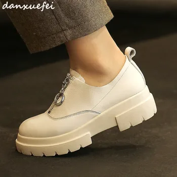 Women's genuine leather front zip platform flats loafers high quality leisure espadrilles comfortable brogues oxofrds shoes sale
Women's genuine leather front zip platform flats loafers high quality leisure espadrilles comfortable brogues oxofrds shoes sale