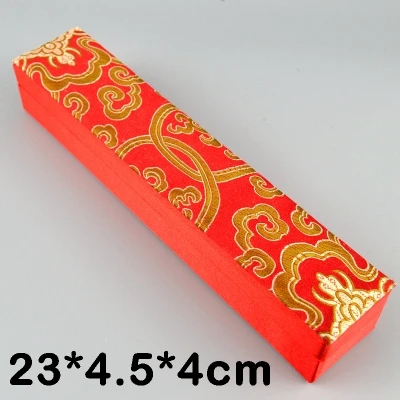 Rectangle Silk Brocade Gift Box for Necklace Storage Boxes High End Decor Scroll painting Chopsticks Hand fan Packaging Case
Rectangle Silk Brocade Gift Box for Necklace Storage Boxes High End Decor Scroll painting Chopsticks Hand fan Packaging Case