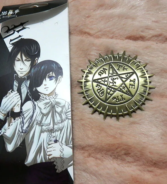 wholesale Japanese Anime Black Butler Star Metal brooch kuroshitsuji brooch Charm Pendant accessories
wholesale Japanese Anime Black Butler Star Metal brooch kuroshitsuji brooch Charm Pendant accessories