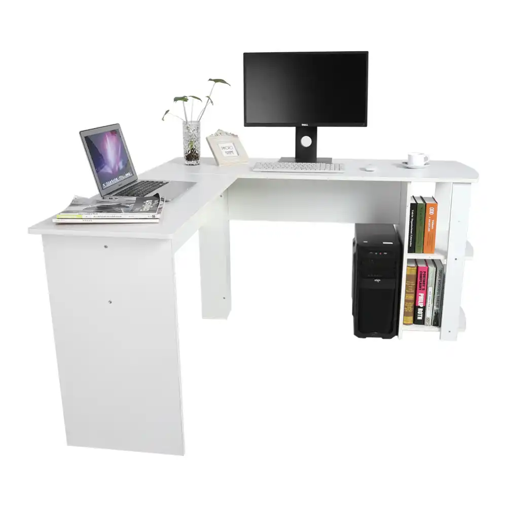 2 Colors Utility Wooden Office Computer Writing Desk Home Gaming