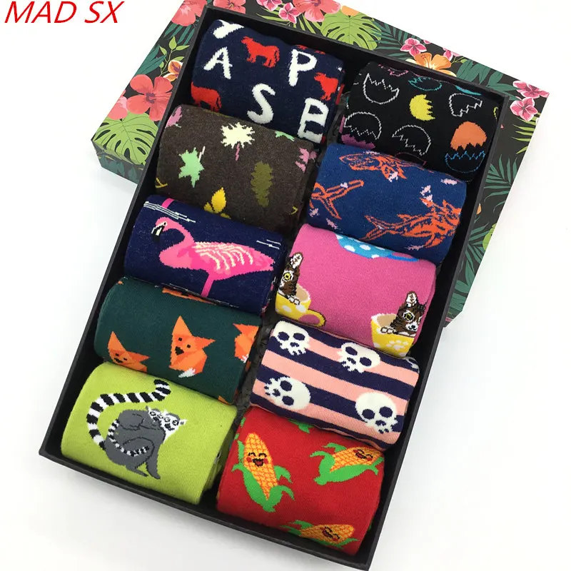 10 pairs/lot Men & Women Novelty funny High quality combed cotton dress socks Colorful Patterned Funky Socks for Men
10 pairs/lot Men & Women Novelty funny High quality combed cotton dress socks Colorful Patterned Funky Socks for Men
