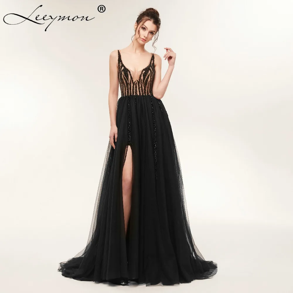 V-Neck Beads Bodice Open Back A Line Split Long Evening Dress Elegant Party Dresses Vestido De Festa Prom Gowns 2019 New
V-Neck Beads Bodice Open Back A Line Split Long Evening Dress Elegant Party Dresses Vestido De Festa Prom Gowns 2019 New