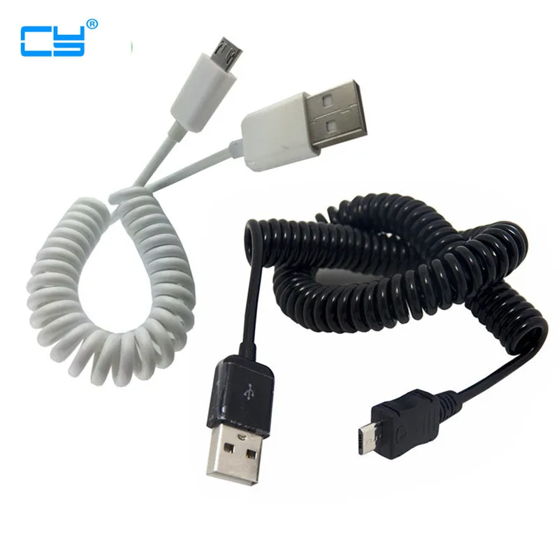 8 футов 90 см 2 5 м выдвижной градусов usb micro kabel зарядка USB к Micro весенний кабель